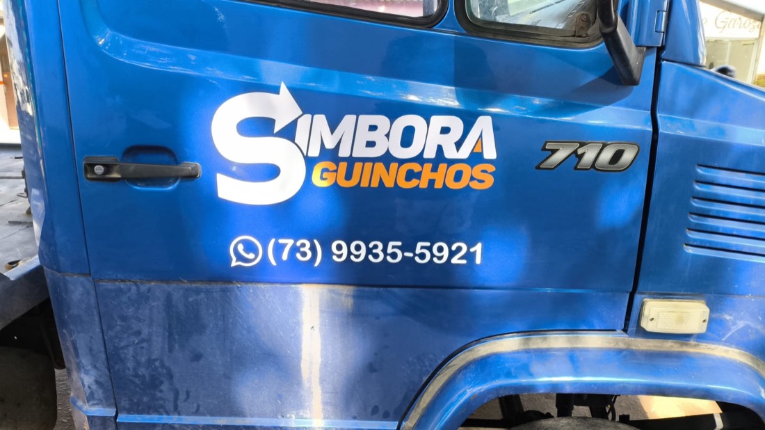 Caminhão guincho da Simbora 24 horas